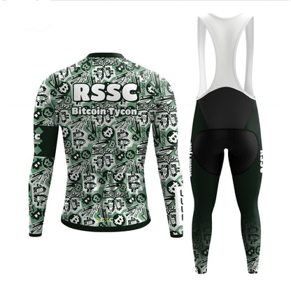 RSSC Bitcoin Graffiti Men's Long Sleeve Cycling Kit