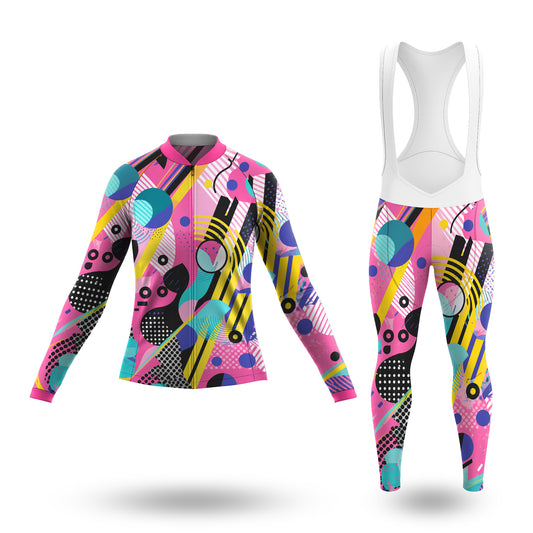 Colorful Women's Long Sleeve Cycling Kit