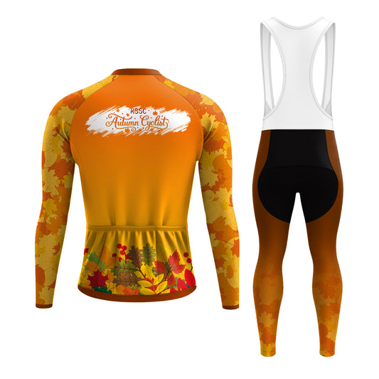 Autumn Colors Fall Foliage Men's Long Sleeve Cycling Kit