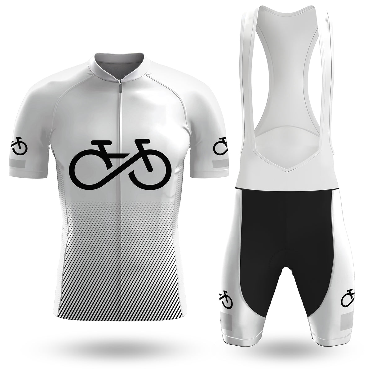 Ensemble de cyclisme « Le vélo pour toujours » pour homme à manches courtes