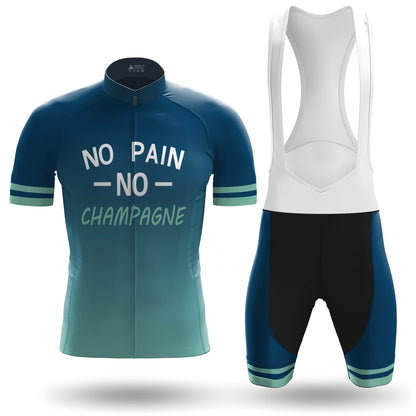 No Pain No Champagne Men's Short Sleeve Cycling Kit