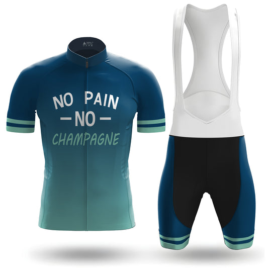 No Pain No Champagne Men's Short Sleeve Cycling Kit