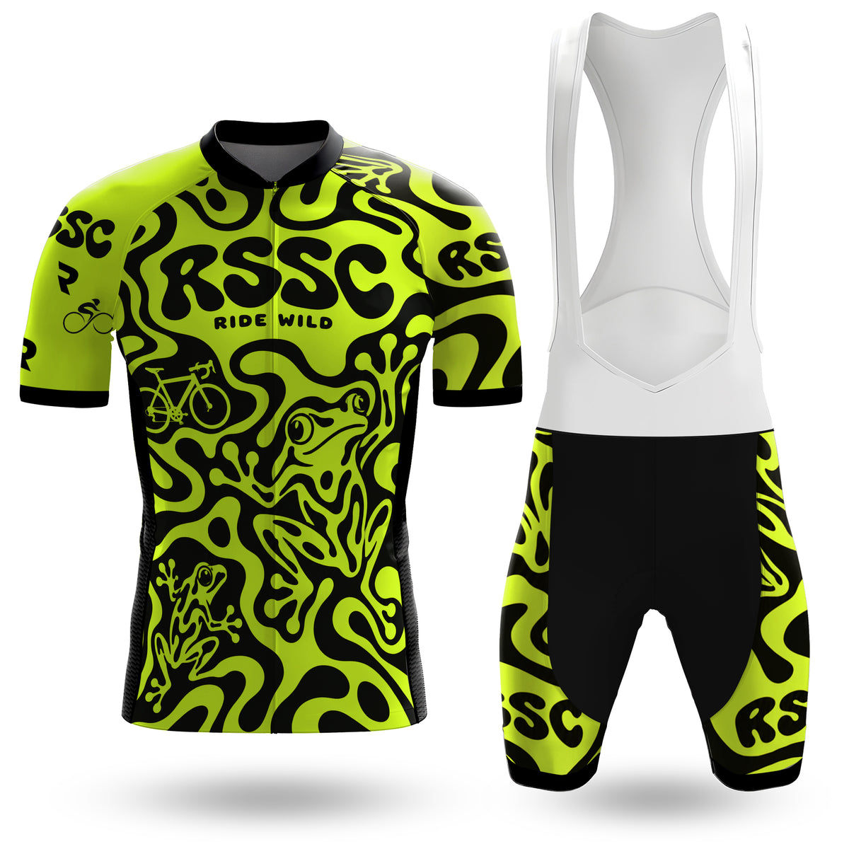 Neon Frog Men's Short Sleeve Cycling Kit