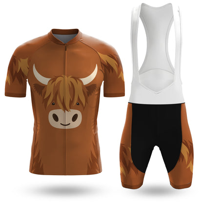 Highland Cow Men's Short Sleeve Cycling Kit