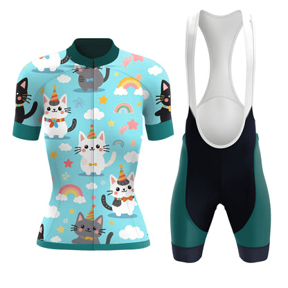 Ensemble de cyclisme à manches courtes pour femme Brooms