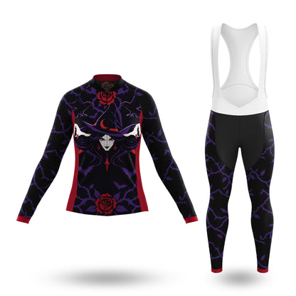 Completo da ciclismo da donna a maniche lunghe Colorful Abstract Movement