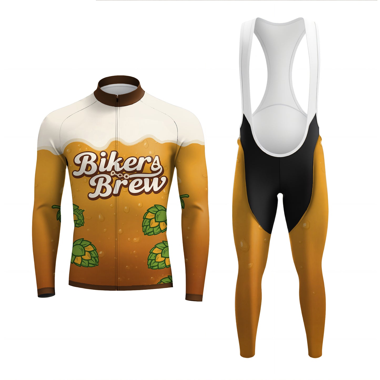Bikera Brew Men's Long Sleeve Cycling Kit