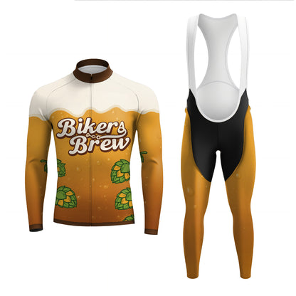 Bikera Brew Men's Long Sleeve Cycling Kit