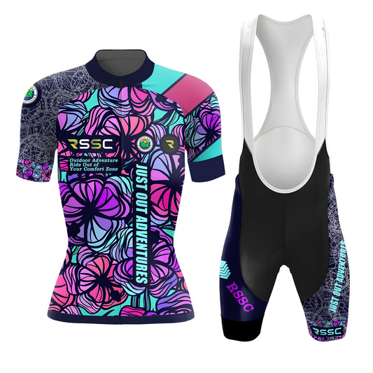 JUST OUT ADVENTURES Women's Short Sleeve Cycling Kit