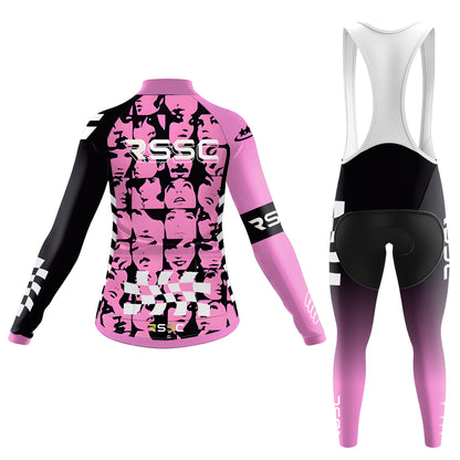Bike And Smile Langarm-Fahrradset für Herren