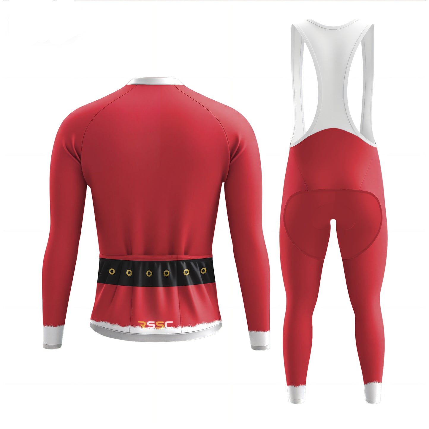 Santa Claus costume Men's Long Sleeve Cycling Kit