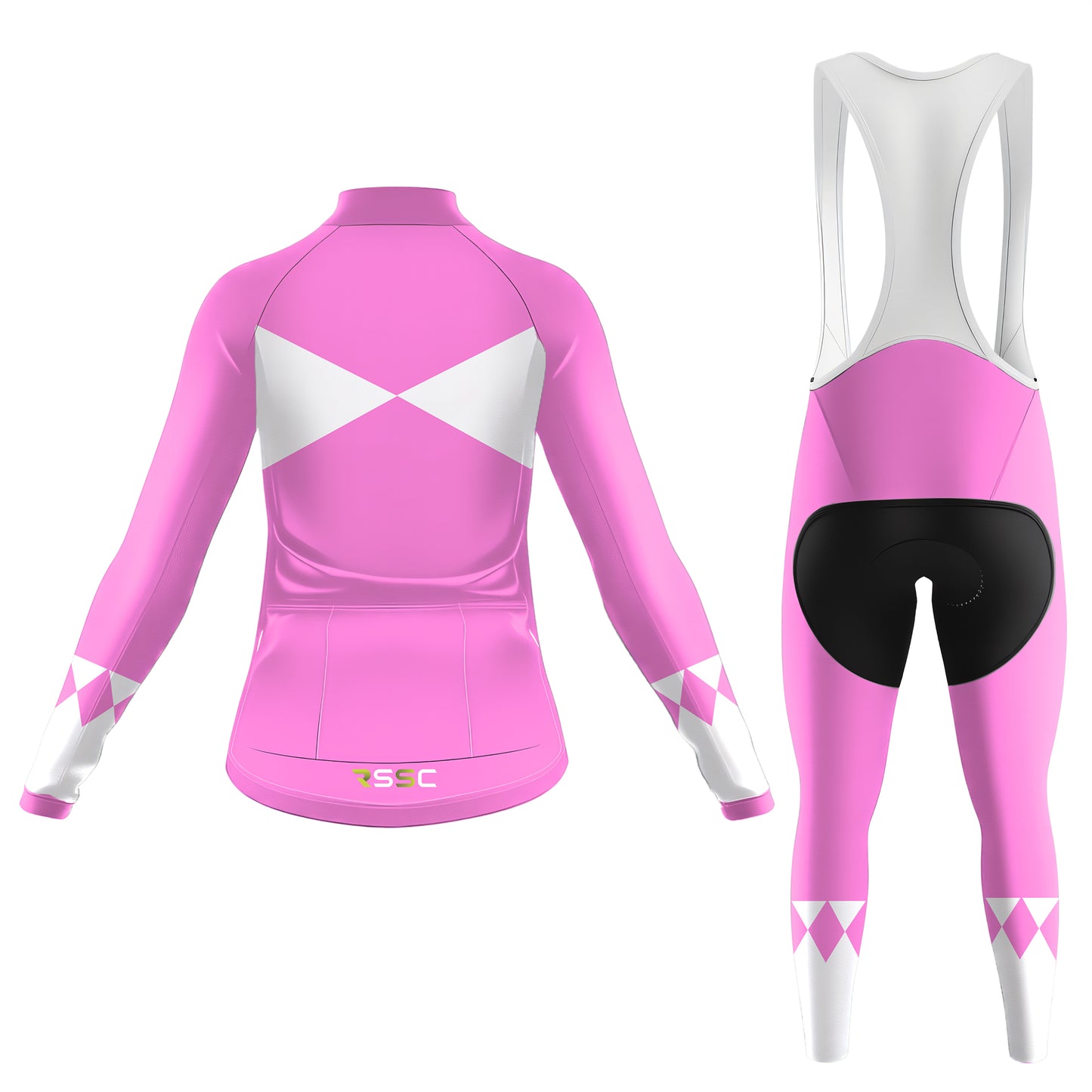 Cycling Rangers Pink Women's Long Sleeve Cycling Kit