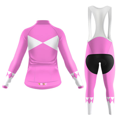 Cycling Rangers Pink Women's Long Sleeve Cycling Kit