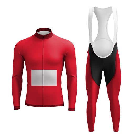 Red Signal Men's Long Sleeve Cycling Kit