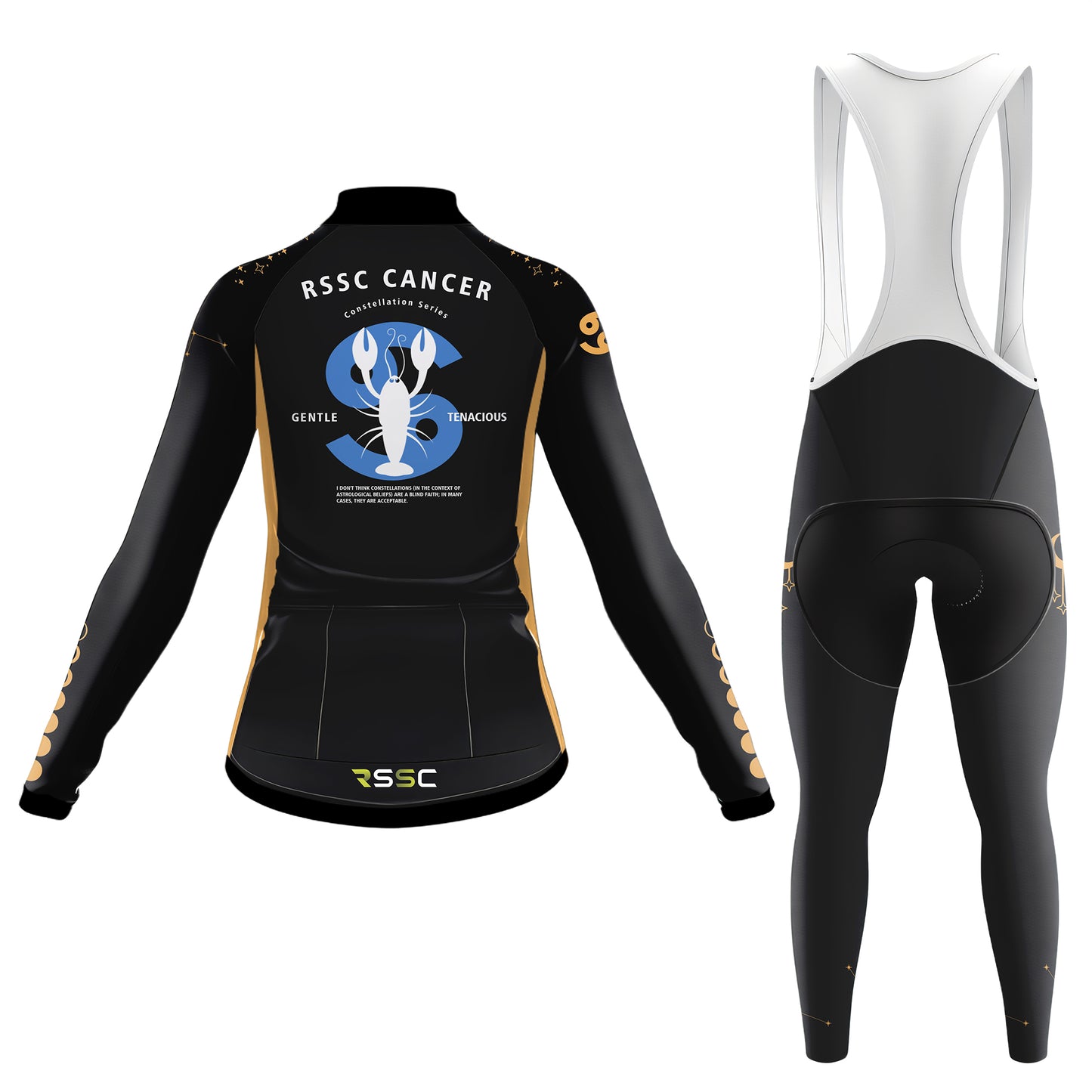Cancer Women's Long Sleeve Cycling Kit