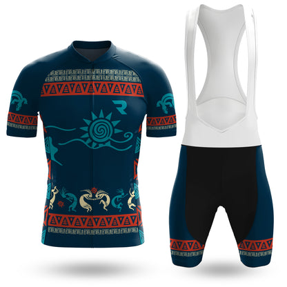 Kokopelli Navy Men's Short Sleeve Cycling Kit