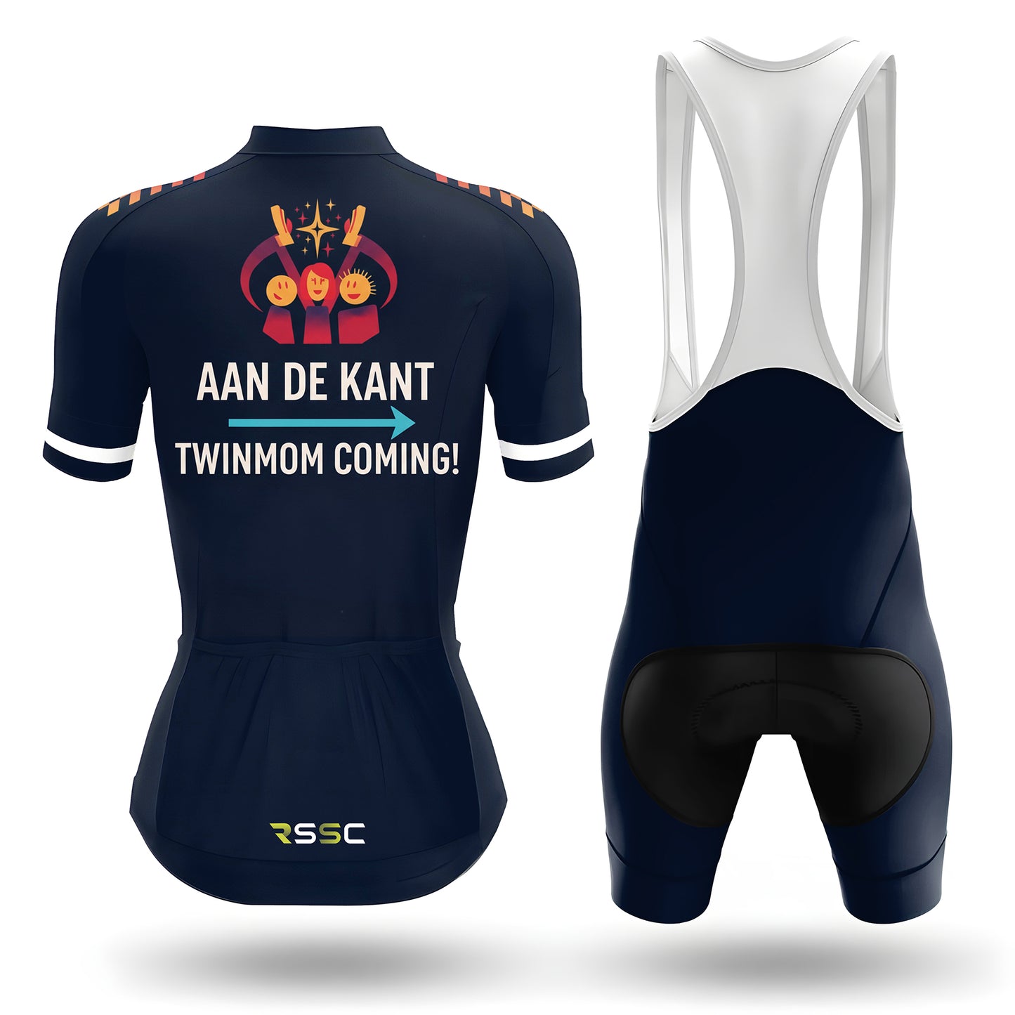 TWINMOM POWER Women's Short Sleeve Cycling Kit