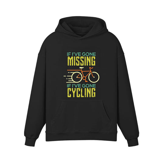 If I Leave Cycling Title Category Hoodie