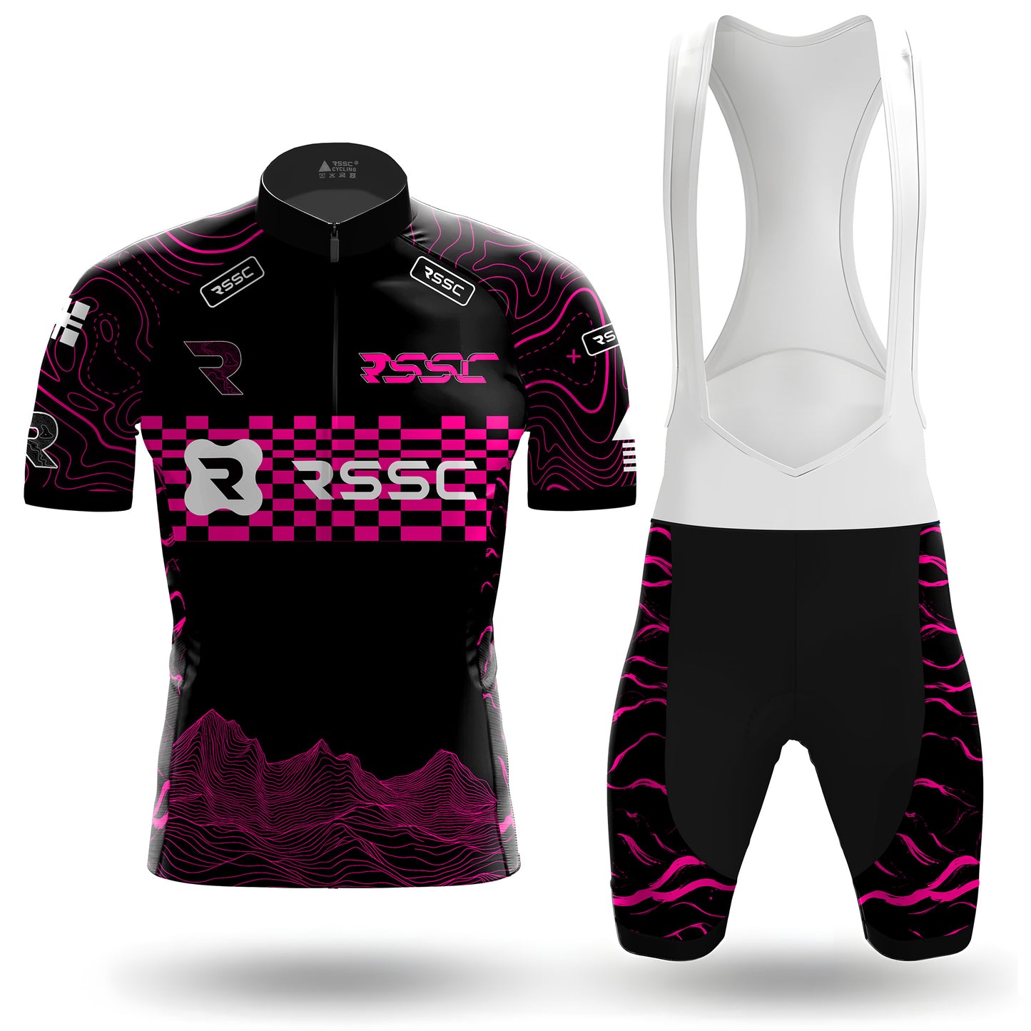 Pink Slipstream Men's Short Sleeve Cycling Kit