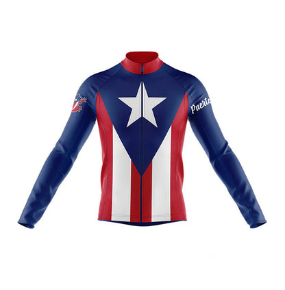 Bike And Smile Langarm-Fahrradset für Herren