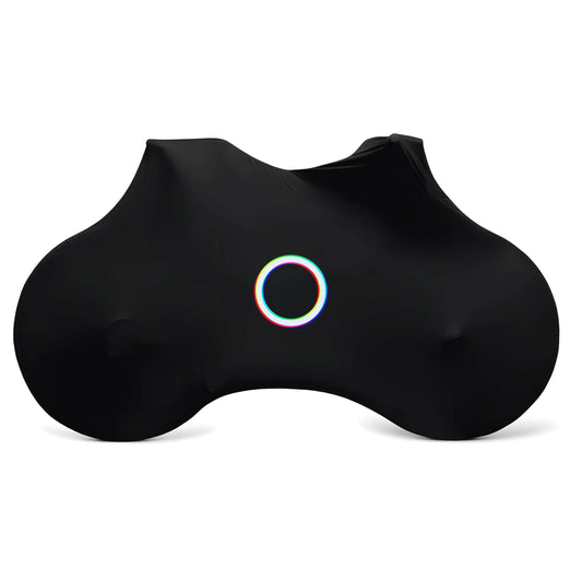 Colored ring cat Bicycle Full Cover