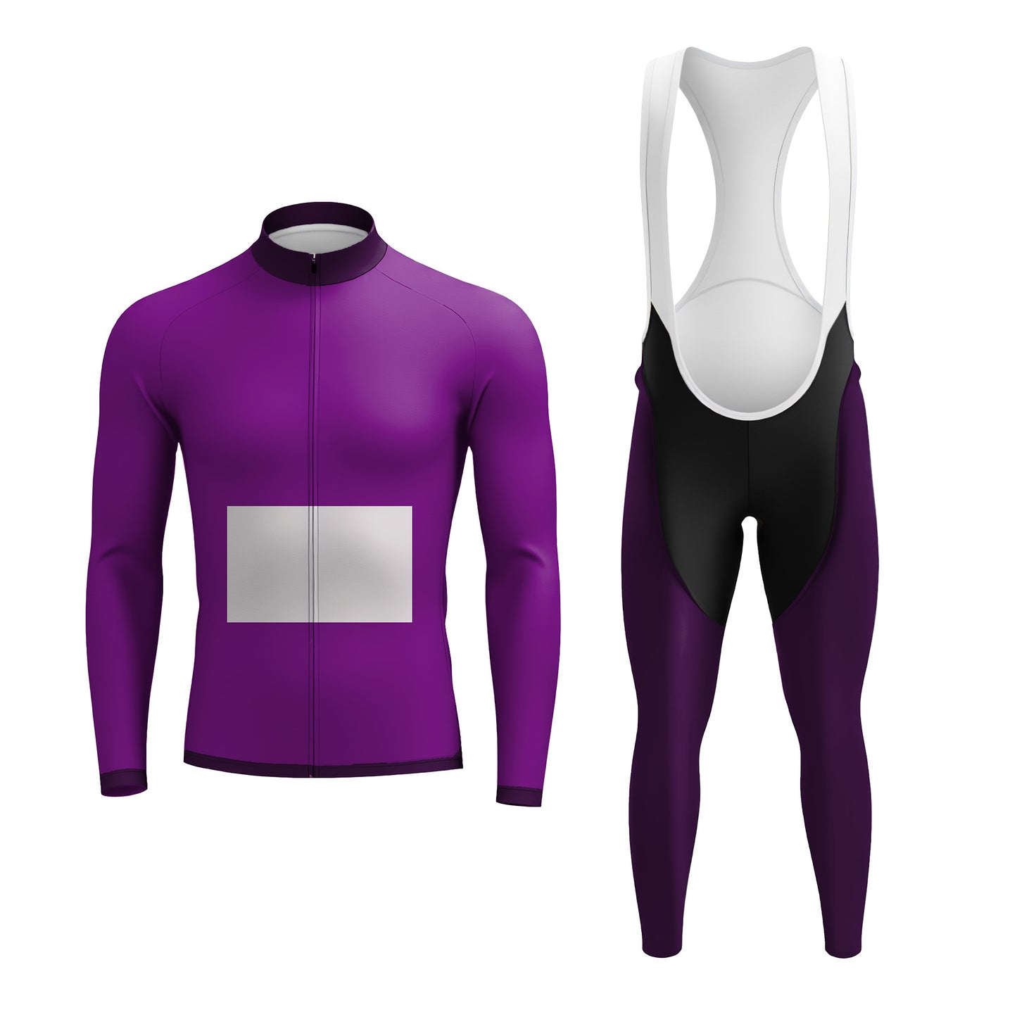 Purple Signal Men's Long Sleeve Cycling Kit