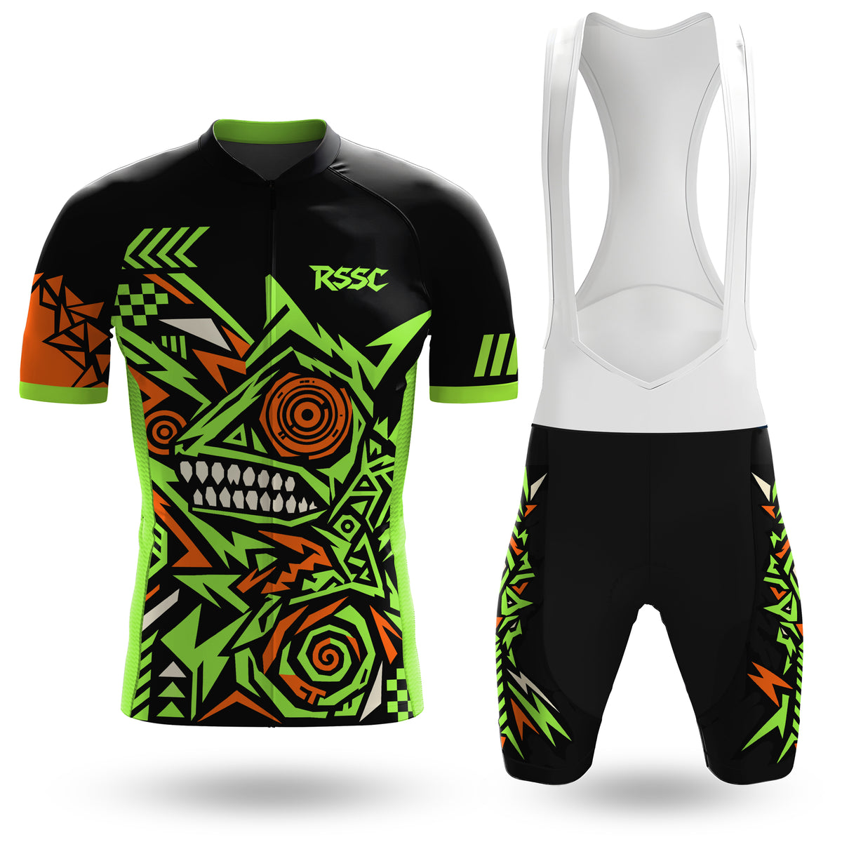 Golden Airds Herren-Radtrikot mit kurzen Ärmeln