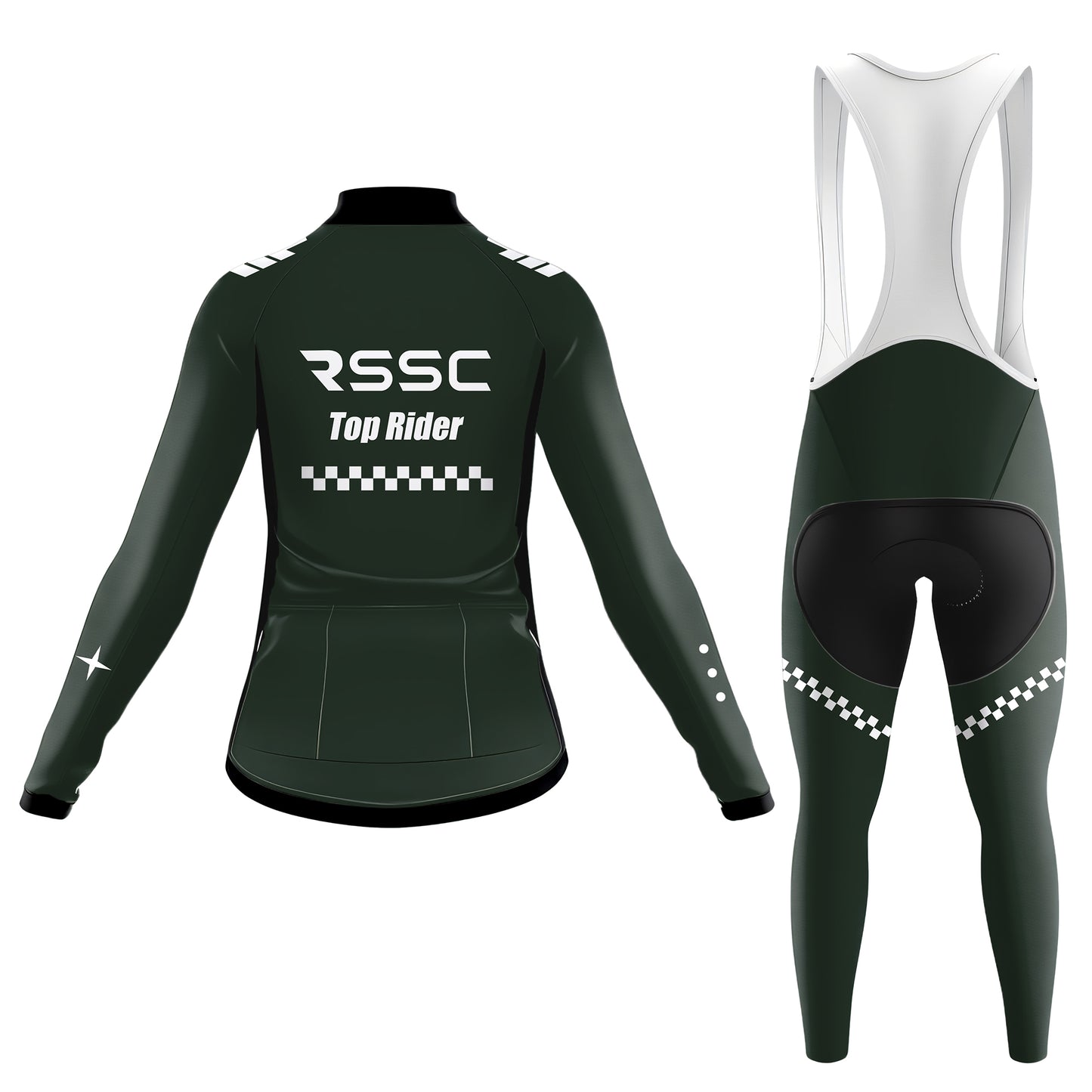 Bike And Smile Langarm-Fahrradset für Herren