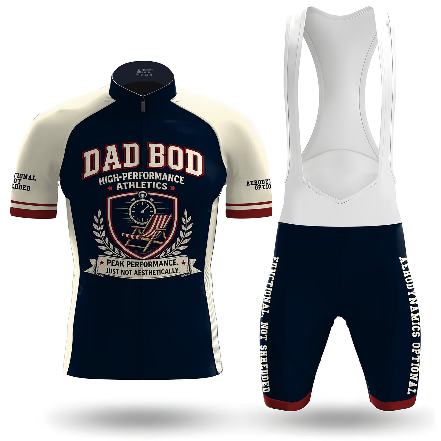 DAD BOD Men's Short Sleeve Cycling Kit