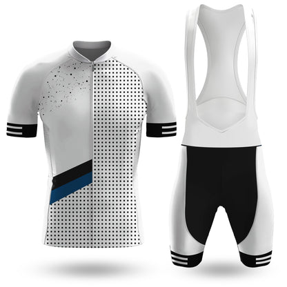 White Classic Men's Short Sleeve Cycling Kit