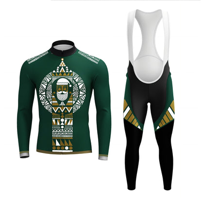 Christmas Totem Men's Long Sleeve Cycling Kit