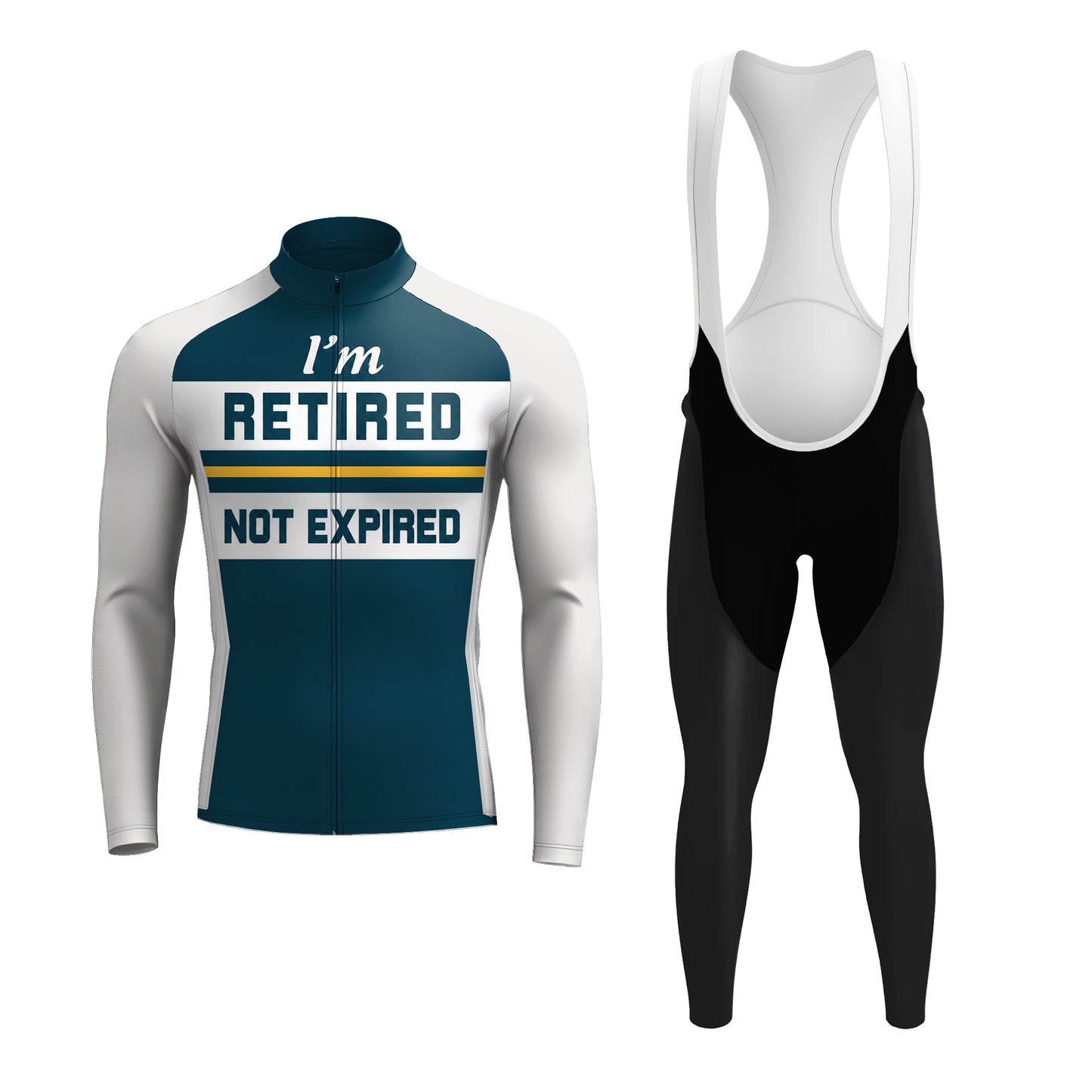 Retired Not Expired Men's Long Sleeve Cycling Kit