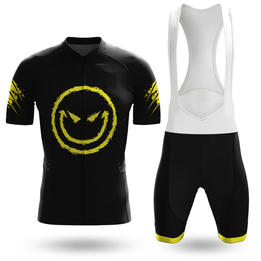 Evil Smile Face Men's Short Sleeve Cycling Kit