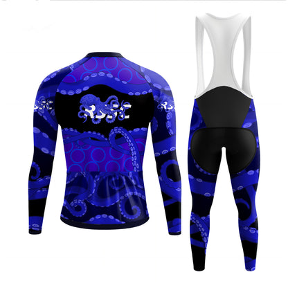 The Abyssal Kraken Men's Long Sleeve Cycling Kit