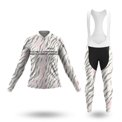 Tenue de cyclisme femme à manches longues Colorful Abstract Movement