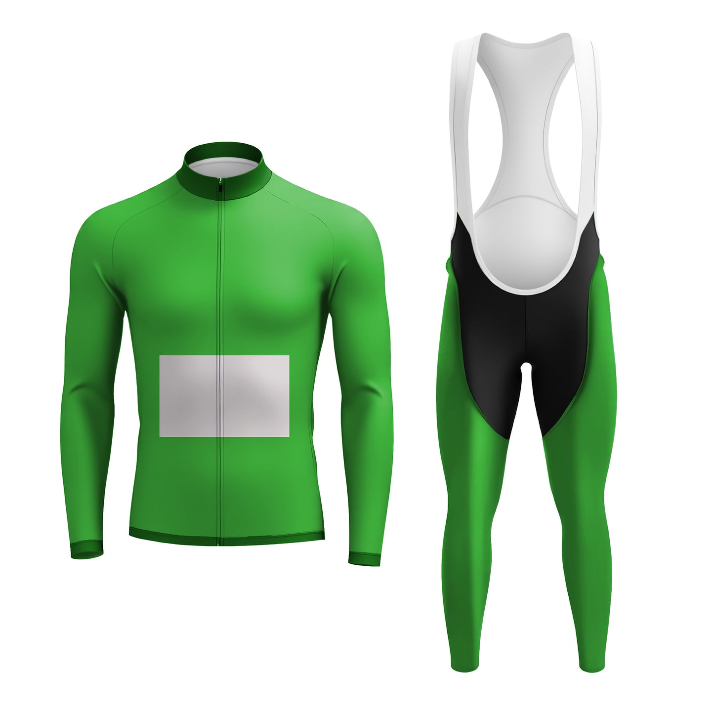 Green Signal Men's Long Sleeve Cycling Kit