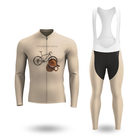 Cycling And Coffee Men's Long Sleeve Cycling Kit