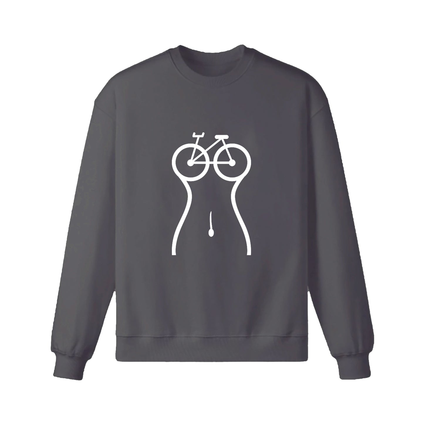 Sweat-shirt cycliste buveur de café