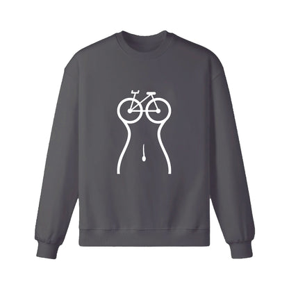 Sweat-shirt cycliste buveur de café