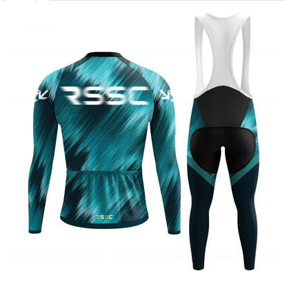 RSSC Swift Cyan Men's Long Sleeve Cycling Kit