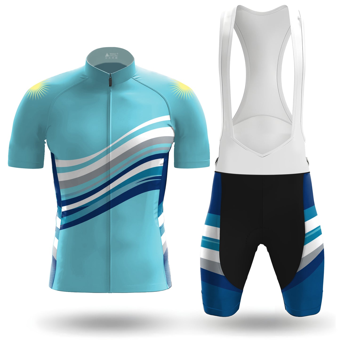 Azure Drift Men's Short Sleeve Cycling Kit