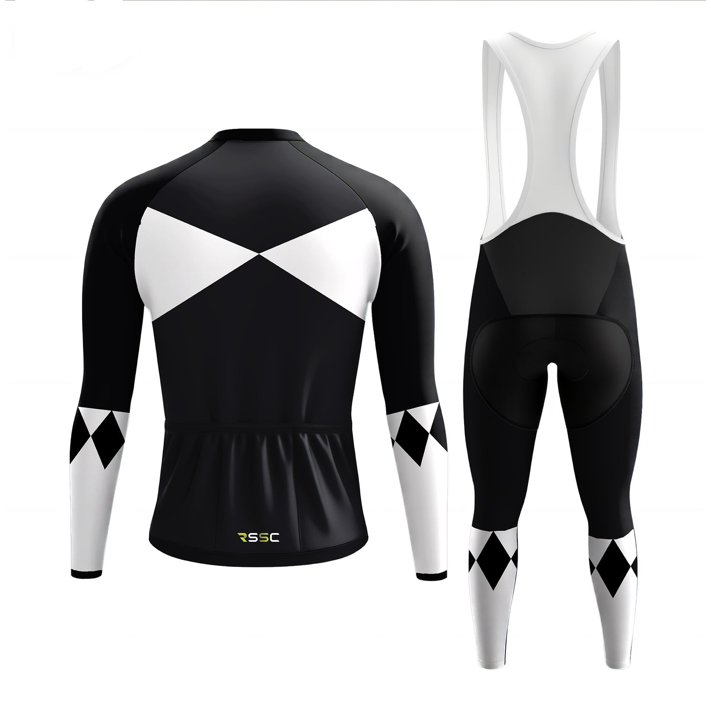 Cycling Rangers Black Men's Long Sleeve Cycling Kit