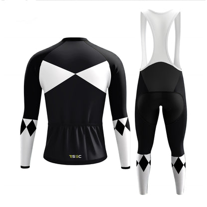 Cycling Rangers Black Men's Long Sleeve Cycling Kit