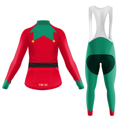 Christmas Elf Women's Long Sleeve Cycling Kit