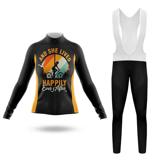 And She Lived Happily Women's Long Sleeve Cycling Kit