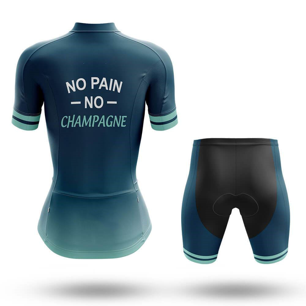 No Pain No Champagne Women's Short Sleeve Cycling Kit