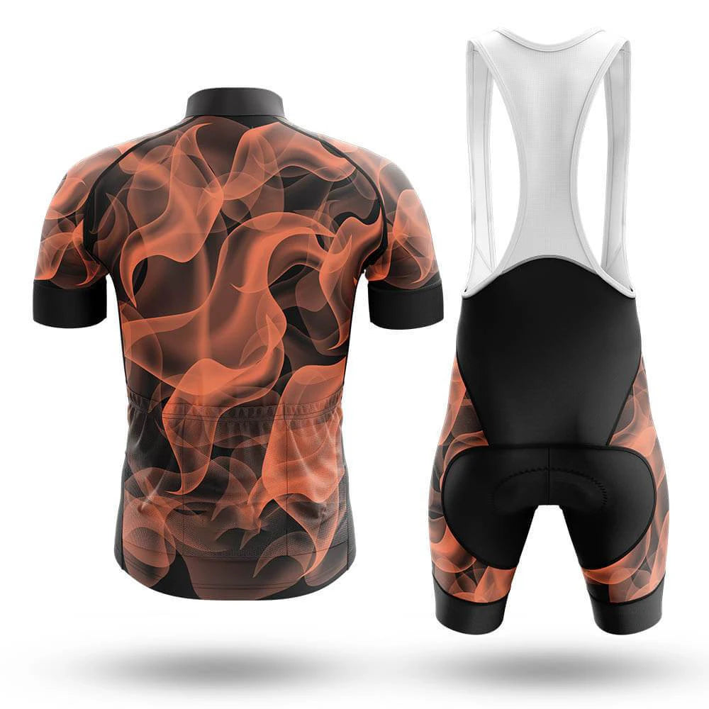 Skull In Flames Cycling Men's Short Sleeve Cycling Kit | Rsscsports