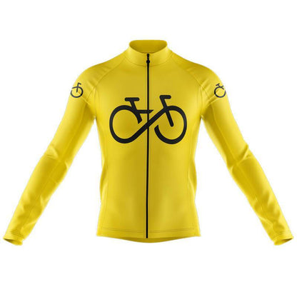 Bike Forever  Men's Long Sleeve Cycling Jersey