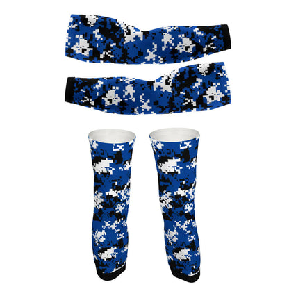 Navy Camo Arm And Leg Sleeves