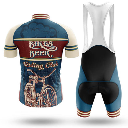 Retro Bikes And Beer Riding Club Men's Cycling Kit | Rsscsports